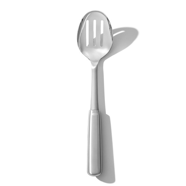 OXO Stainless Steel Slotted Spoon with Non-Slip Grip