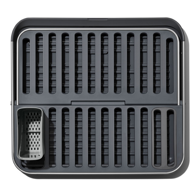 OXO Good Grips Foldaway Dish Rack Product Top Down View