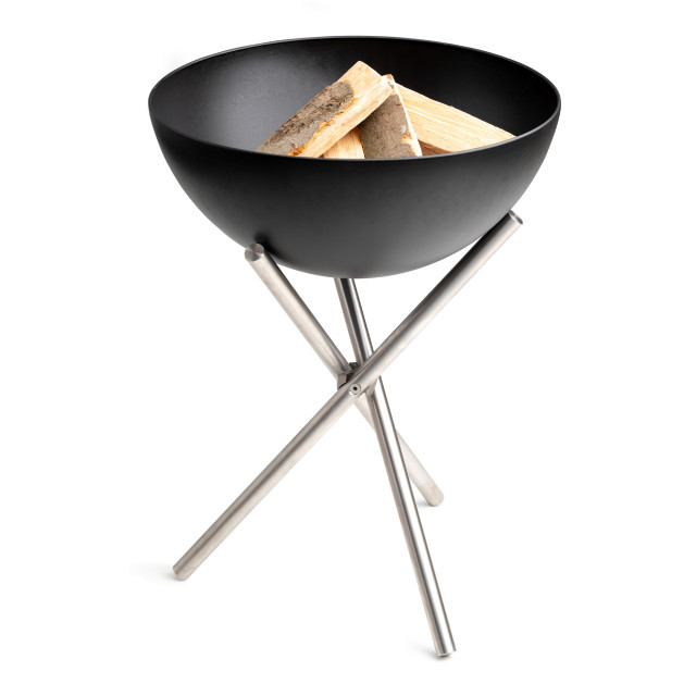 Hoefats Fire Bowl Braai & Fire Pit with Tripod Base with fire