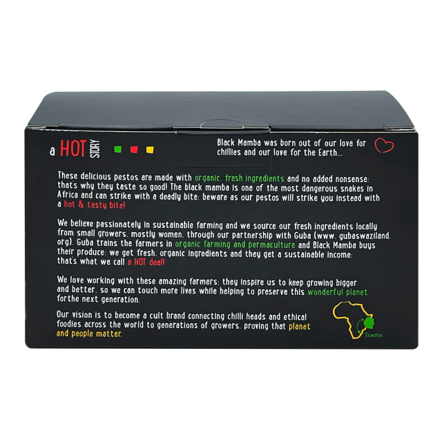Black Mamba Africa's Hottest Pestos Gift Pack packaging