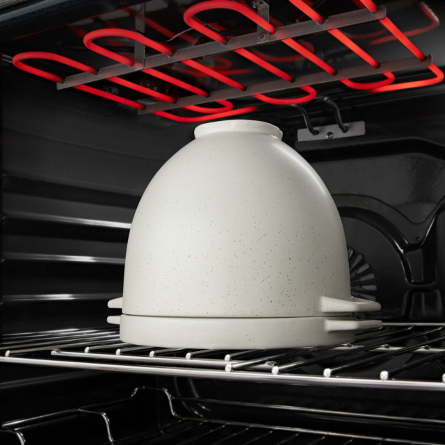 KitchenAid Bread Bowl with Baking Lid Product In Use