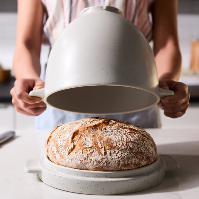 KitchenAid Bread Bowl with Baking Lid Product In Use