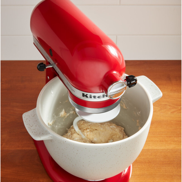 KitchenAid Bread Bowl with Baking Lid Product In Use