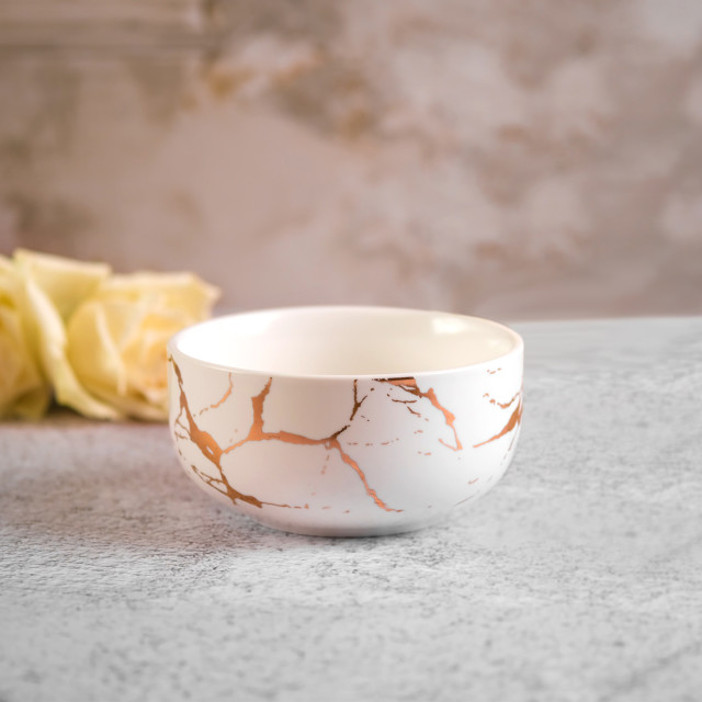 Nicolson Russell Kintsugi Small Bowl - White Product In Use