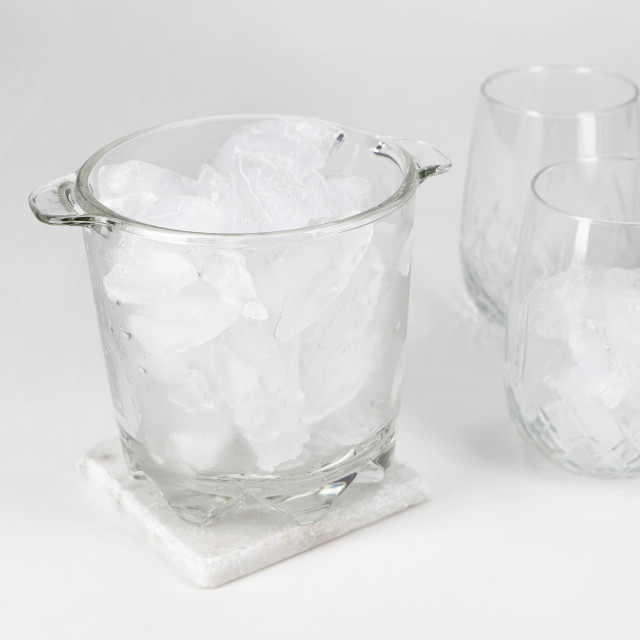 Borgonovo Polka Ice Bucket in use