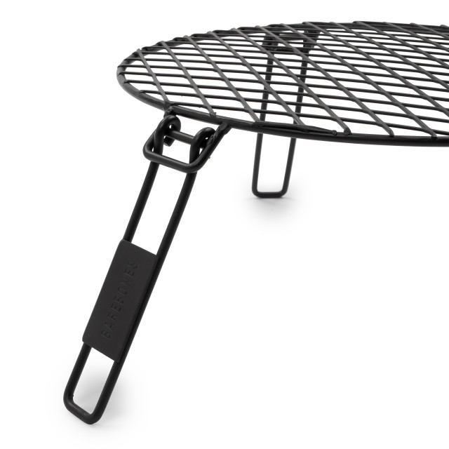 Barebones Circular Fire Pit Grill Grate close up