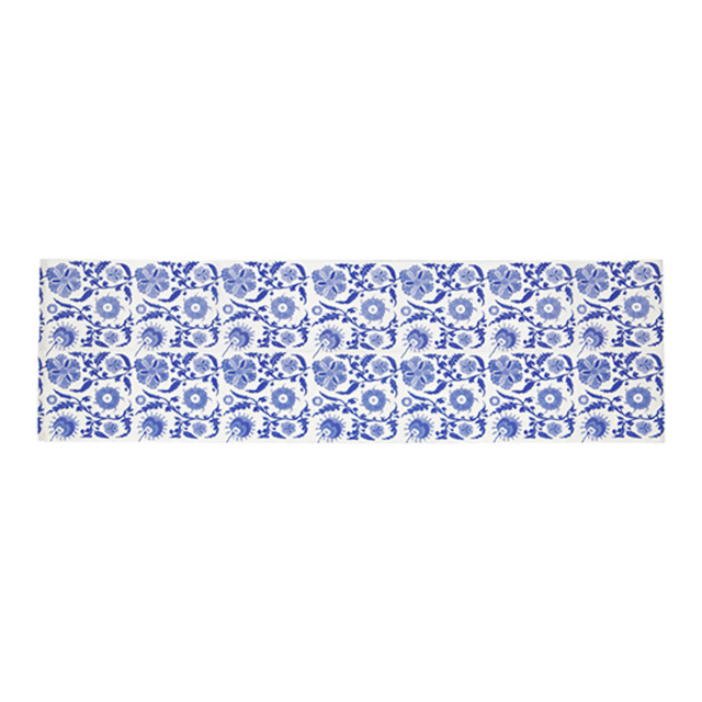Tavola Suzani Biodegradable Paper Runners, Pack of 4 - Blue Product Detail