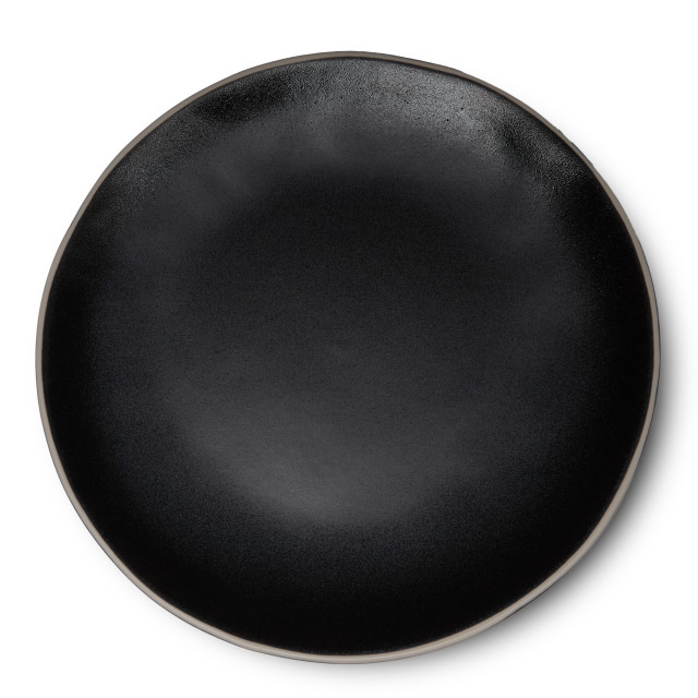Yuppiechef Majorca Dinner Plates, Set of 4 - Matte Black
