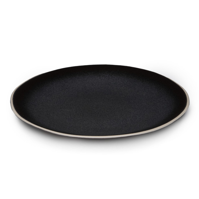 Yuppiechef Majorca Dinner Plates, Set of 4 - Matte Black