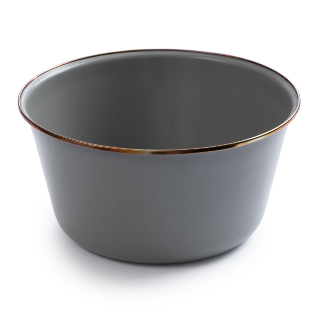 Barebones Enamel Mixing Bowl, Set of 2 side view