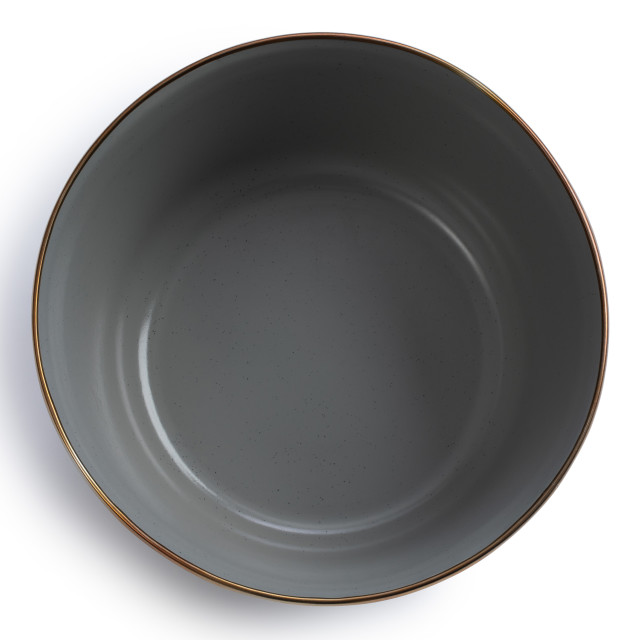 Barebones Enamel Mixing Bowl, Set of 2 top view