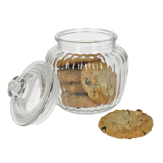 KitchenCraft Home Made Multi-Purpose Glass Storage Jar - Small in use