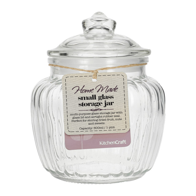 KitchenCraft Home Made Multi-Purpose Glass Storage Jar - Small packaging