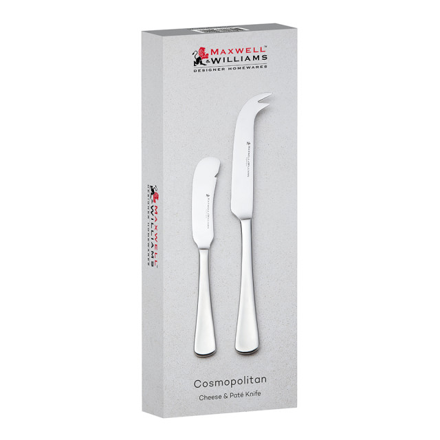 Maxwell & Williams Cosmopolitan Cheese Knife and Pate Knife Set packaging