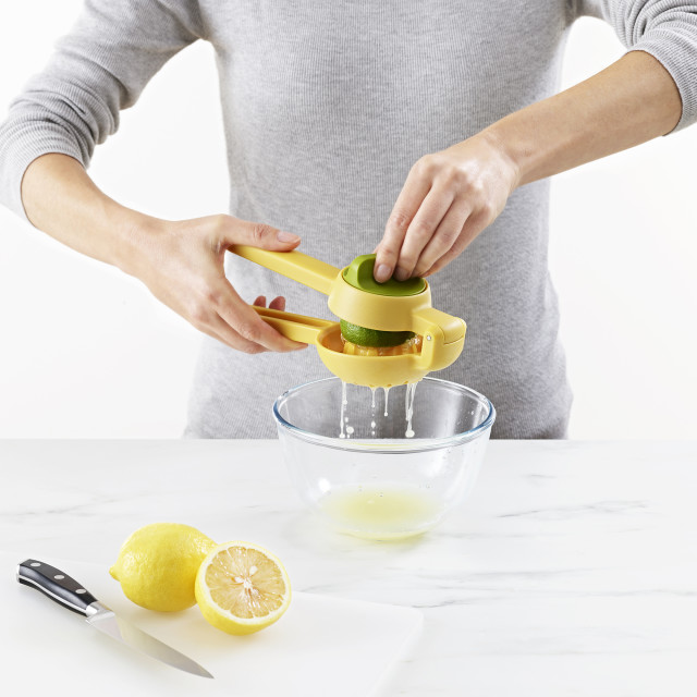 Joseph Joseph JuiceMax Dual-action Citrus Press Product Lifestyle Image