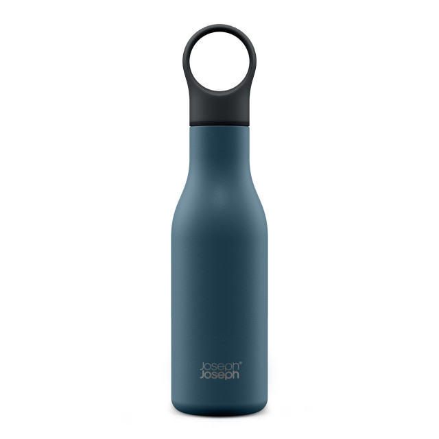 Joseph Joseph Loop Vacuum Insulated Water Bottle, 500ml - Blue Product Image