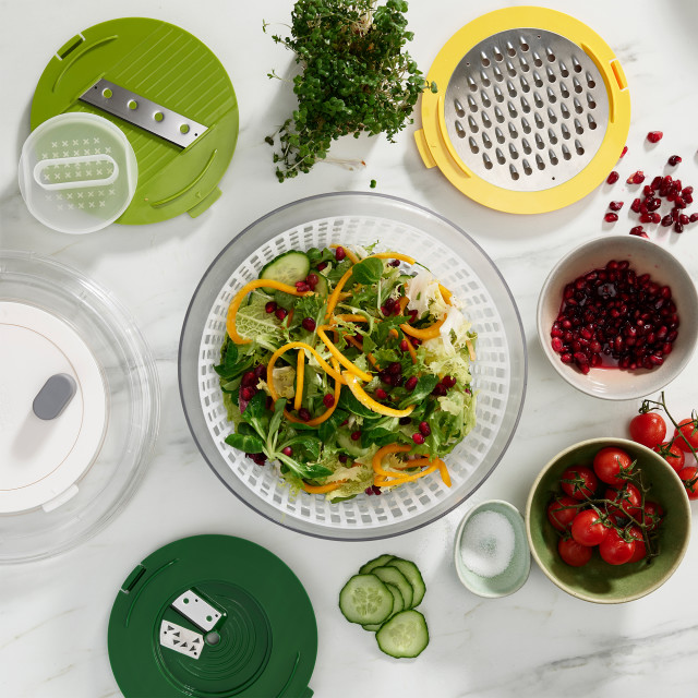 Joseph Joseph Multi-Prep 4-piece Salad Preparation Set Product Lifestyle Image