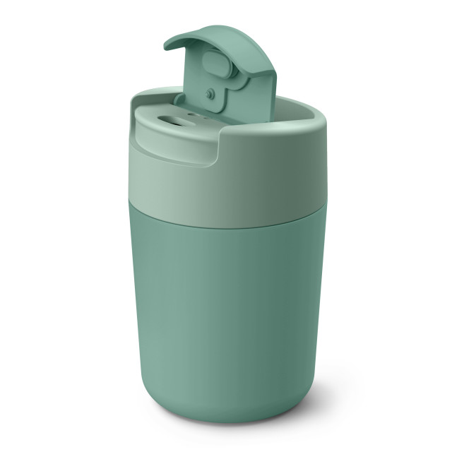Joseph Joseph Sipp Travel Mug, 340ml - Green Product Side View 