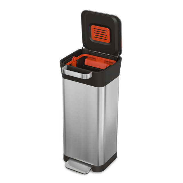 Joseph Joseph Titan Trash Compactor Rubbish Bin - 20L Product Side View
