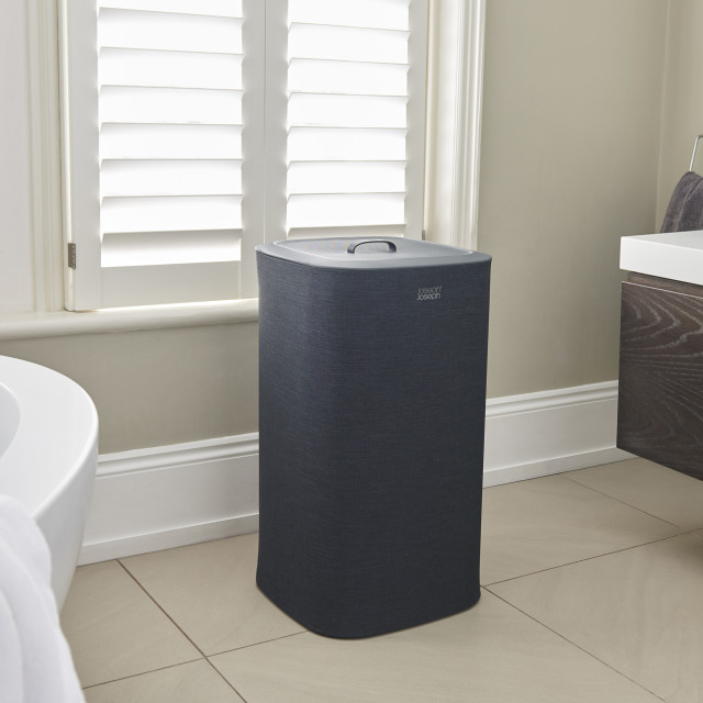 Joseph Joseph Tota 60L Laundry Separation Basket - Carbon Black Product Lifestyle Image