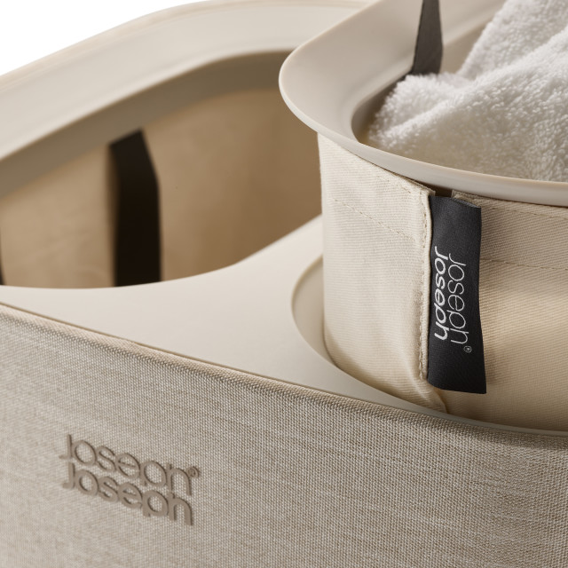 Joseph Joseph Tota 60L Laundry Separation Basket - Ecru detail