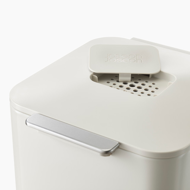 Joseph Joseph Totem Compact 40L Waste & Recycling Bin - Stone Product Detail Image