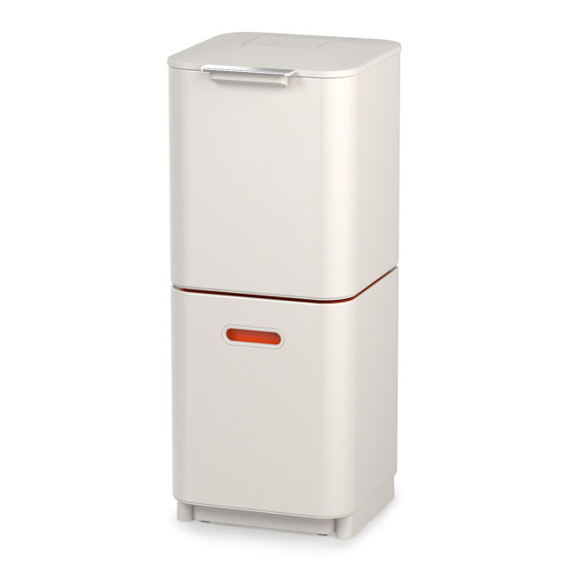 Joseph Joseph Totem Compact 40L Waste & Recycling Bin - Stone Product Image