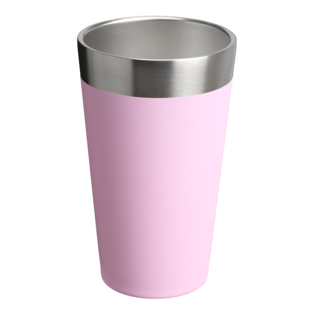 Stanley The Stacking Beer Pint, 470ml - Cherry Blossom angle