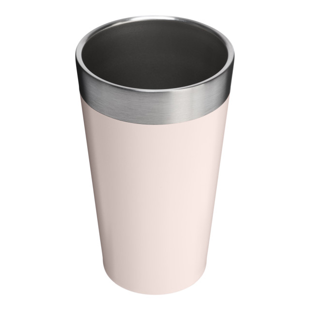 Stanley The Stacking Beer Pint, 470ml - Rose Quartz angle
