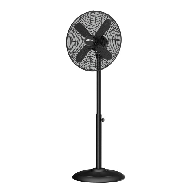 Alva Air Matte Black Pedestal Fan Product Image