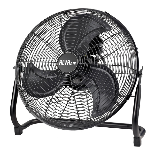 Alva Air Matte Black Floor Fan Product Image