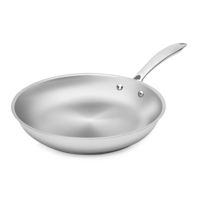 Sagenwolf Silver Series Stainless Steel Frying Pan - 30cm