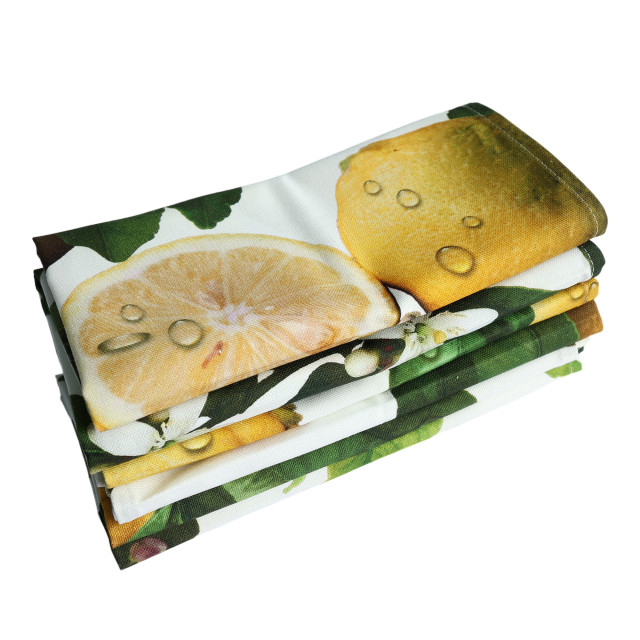 DSA Botanica Lemon Napkins, Set of 6