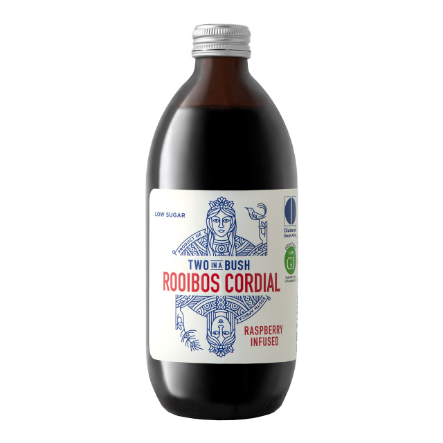 Two in a Bush Rooibos Cordial Raspberry Infused