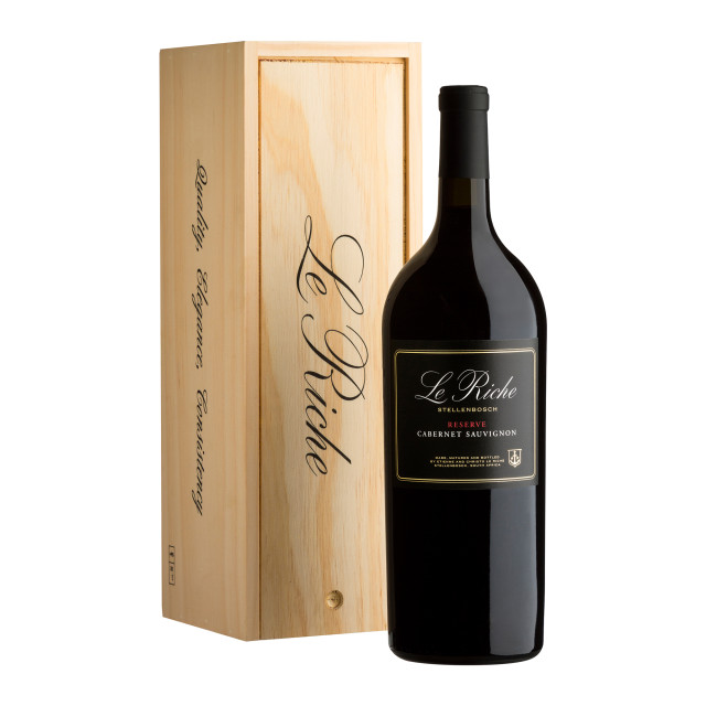 Le Riche Cabernet Sauvignon Reserve Magnum in Wooden Case