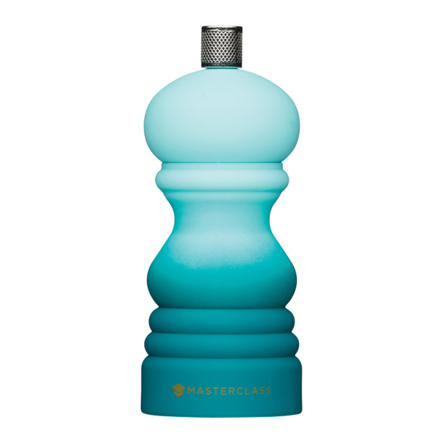 MasterClass Salt or Pepper Mill, 12cm  - Turquoise Ombrï¿½