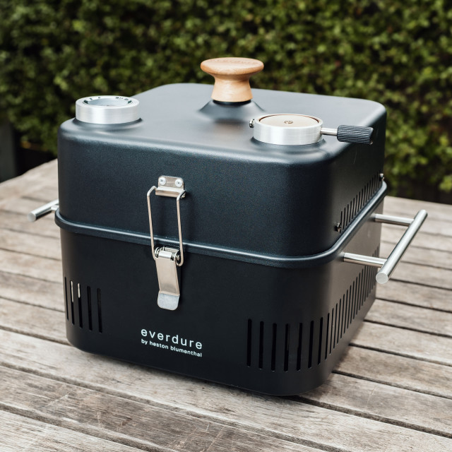 Everdure by Heston Blumenthal Cube360 Charcoal Portable Barbeque angle