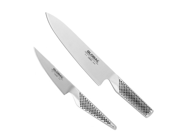 Global Steel Knife Set, 2-Piece