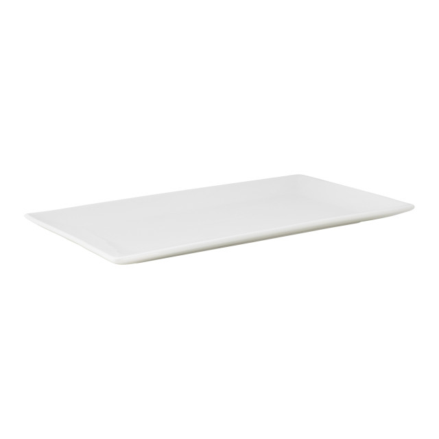 Maxwell & Williams White Basics Rectangular Platter - 34cm angle