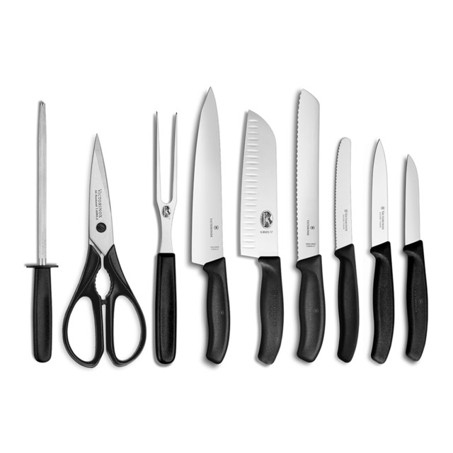 Victorinox Swiss Classic Knife Block Set, Set of 9