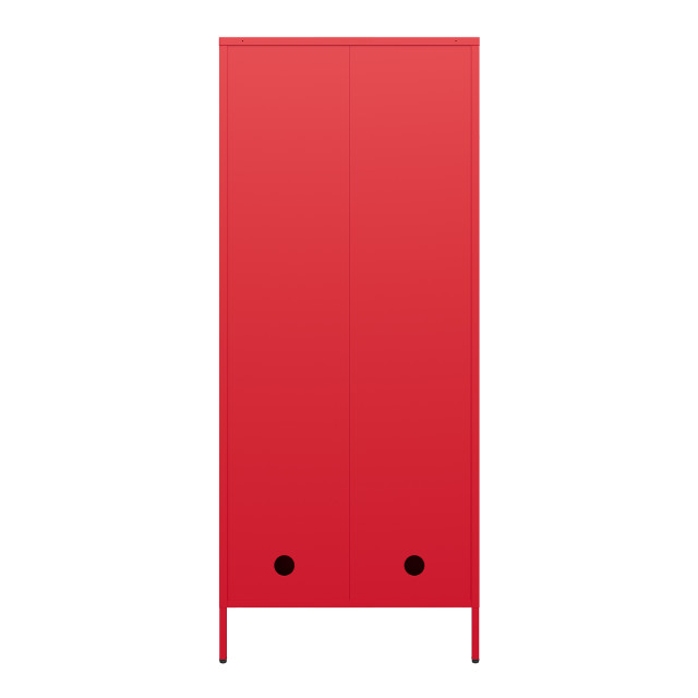 Popstrukt Sugar Cube Double Locker - Red Polka angle