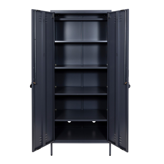 Popstrukt Sugar Cube Double Locker - Carbon Grey angle