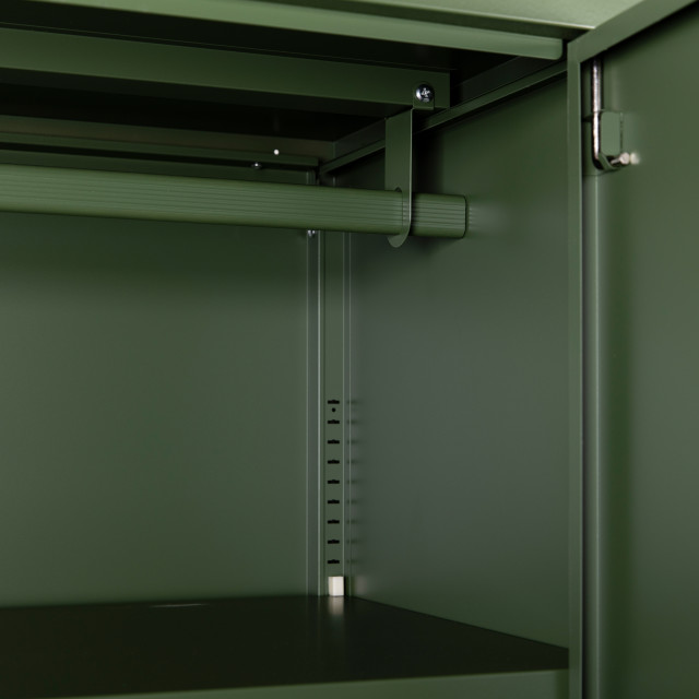 Popstrukt Lollipop Double Locker - Dark Olive interior detail