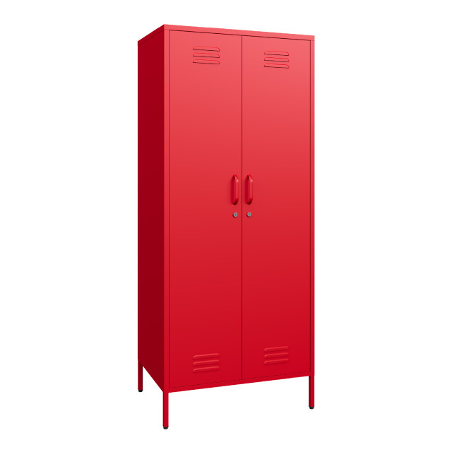 Popstrukt Sugar Cube Double Locker - Red Polka