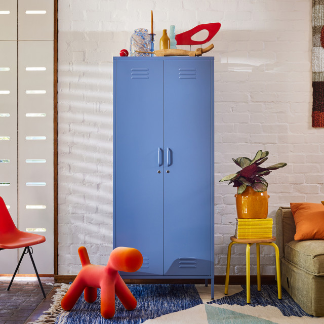 Popstrukt Sugar Cube Double Locker - Pigeon Blue