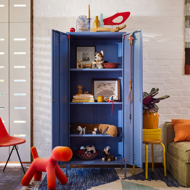 Popstrukt Sugar Cube Double Locker - Pigeon Blue