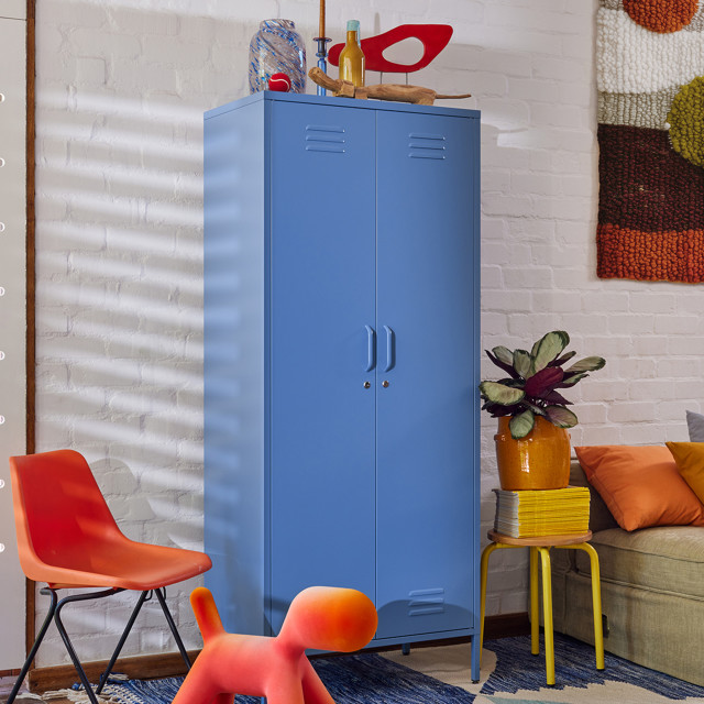 Popstrukt Sugar Cube Double Locker - Pigeon Blue