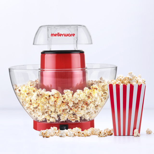 Mellerware Pop & Go Popcorn Maker, 4.5L with popcorn