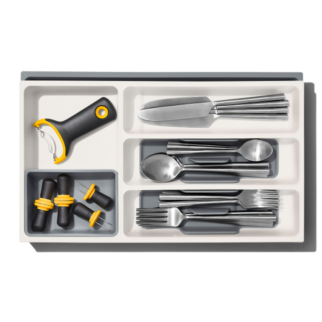 OXO Good Grips Expandable Utensil Organizer with utensils