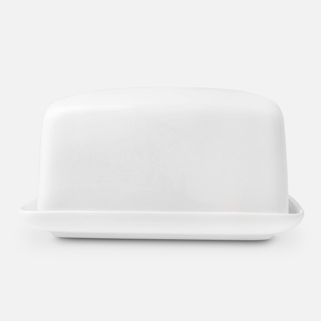 Yuppiechef Porcelain Butter Dish - White